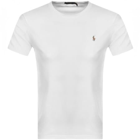 Product Image for Ralph Lauren Pima Crew Neck T Shirt White