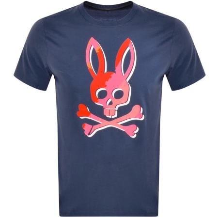 Product Image for Psycho Bunny Fashion Logo T Shirt Navy