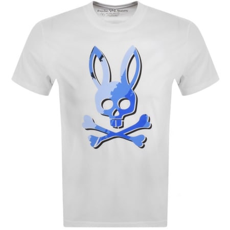 Product Image for Psycho Bunny Fashion Logo T Shirt White
