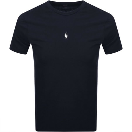 Product Image for Ralph Lauren Crew Neck Logo T Shirt Navy