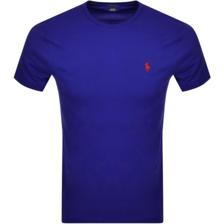 Product Image for Ralph Lauren Crew Neck Slim Fit T Shirt Blue