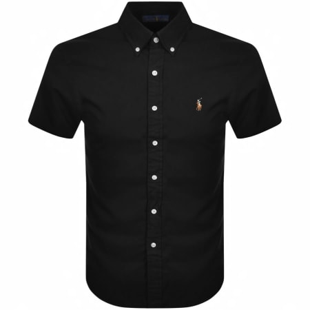 Product Image for Ralph Lauren Oxford Slim Short Sleeve Shirt Black