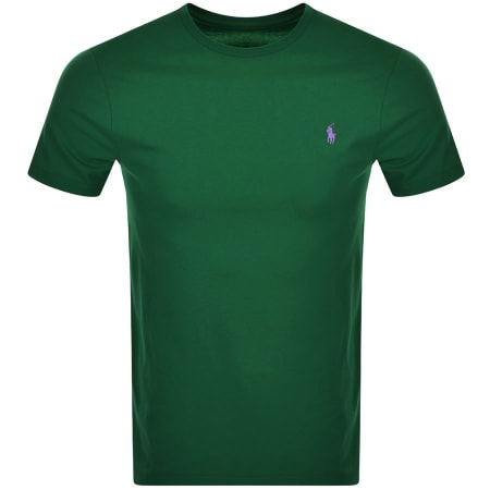 Product Image for Ralph Lauren Crew Neck Slim Fit T Shirt Green