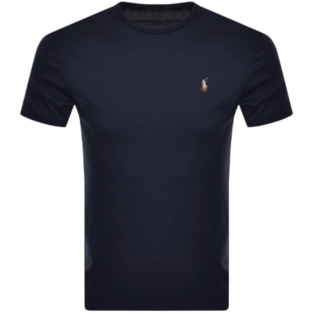 Product Image for Ralph Lauren Pima Crew Neck T Shirt Navy