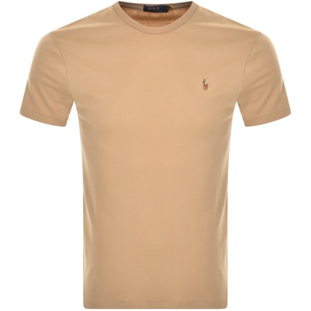 Product Image for Ralph Lauren Crew Neck T Shirt Brown