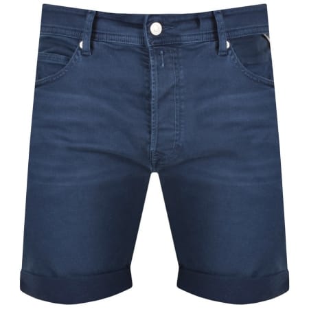 Product Image for Replay RBJ 901 Blue Wash Shorts Blue