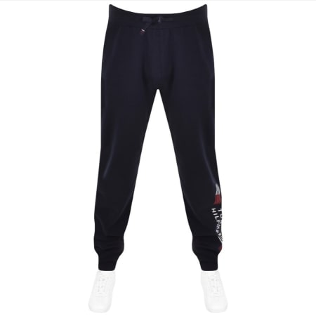 Product Image for Tommy Hilfiger Logo Jogging Bottoms Navy