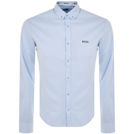 Product Image for BOSS Biado R Long Sleeved Shirt Blue