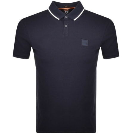 Product Image for BOSS Passertip Polo T Shirt Navy
