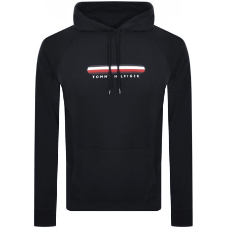 Product Image for Tommy Hilfiger Logo Pullover Hoodie Navy