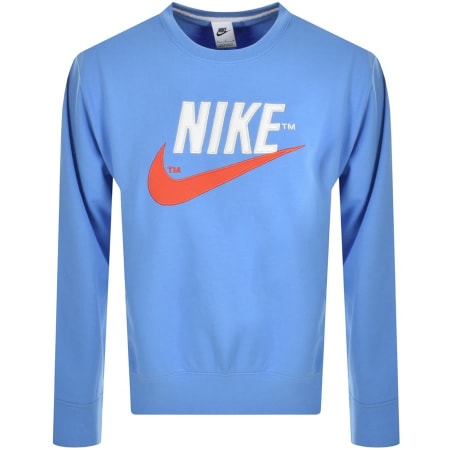Product Image for Nike Crew Neck Logo Sweatshirt Blue