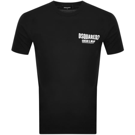 Product Image for DSQUARED2 Short Sleeved T Shirt Black