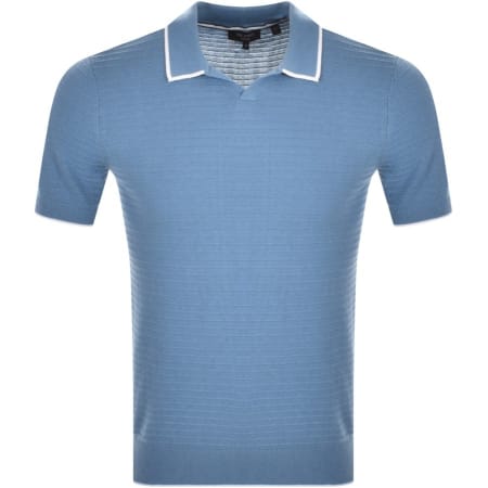 Product Image for Ted Baker Durdle Knitted Polo T Shirt Blue