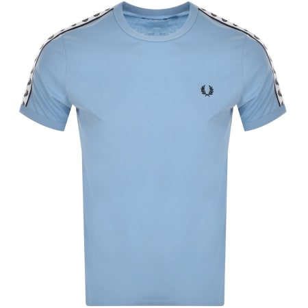 Product Image for Fred Perry Taped Ringer T Shirt Blue