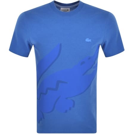 Product Image for Lacoste Crew Neck T Shirt Blue