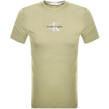 Product Image for Calvin Klein Jeans Monogram T Shirt Khaki