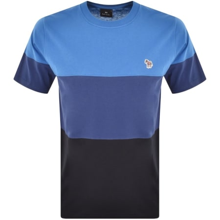 Product Image for PS By Paul Smith Stripe T Shirt Blue