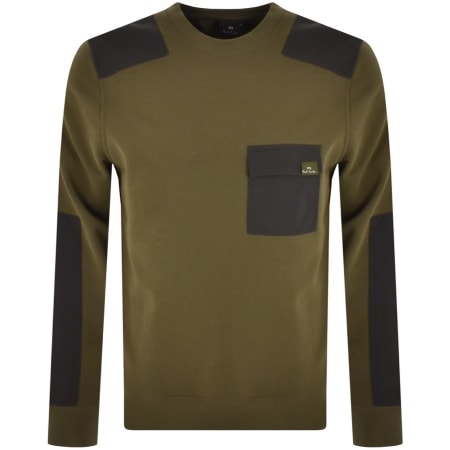 Product Image for PS By Paul Smith Panel Sweatshirt Khaki