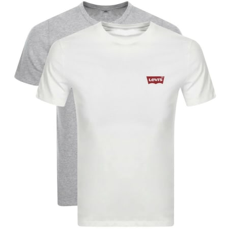 Product Image for Levis Original Two Pack Crew Neck T Shirt White