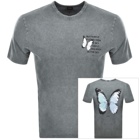 Product Image for BOSS Curved T Shirt Blue