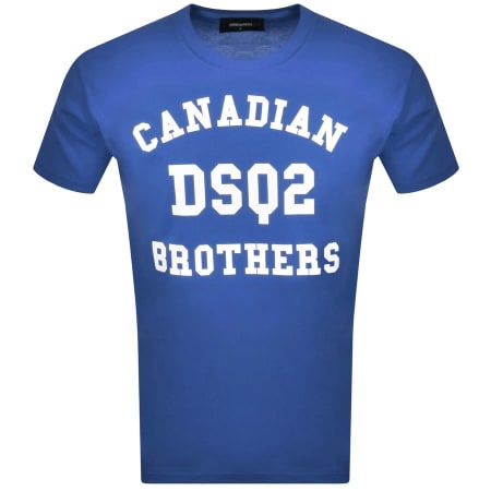Product Image for DSQUARED2 Canadian Brothers T Shirt Blue