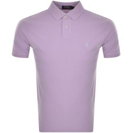 Product Image for Ralph Lauren Custom Slim Polo T Shirt Purple