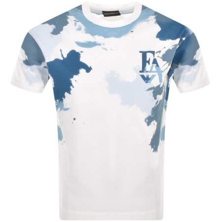 Product Image for Emporio Armani Crew Neck Logo T Shirt White
