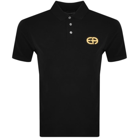 Product Image for Emporio Armani Short Sleeved Polo T Shirt Black
