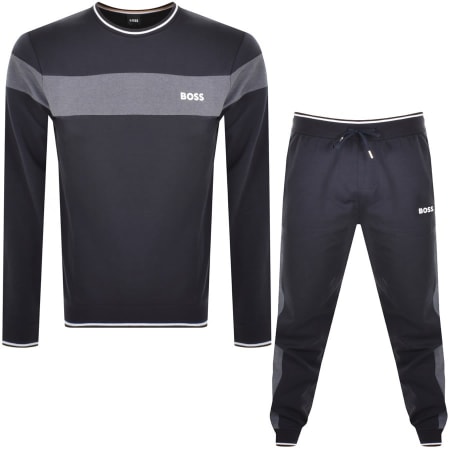 Product Image for BOSS Crew Neck Tracksuit Navy