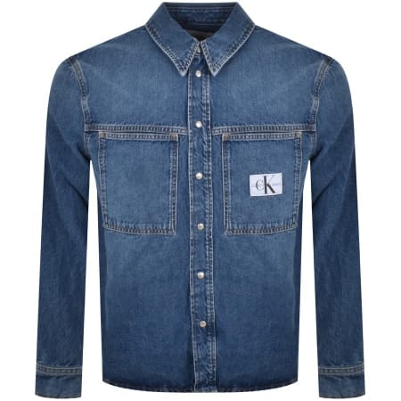 Product Image for Calvin Klein Jeans Denim Overshirt Blue