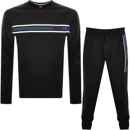 Product Image for BOSS Bodywear Lounge Tracksuit Black