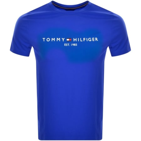 Product Image for Tommy Hilfiger Logo T Shirt Blue