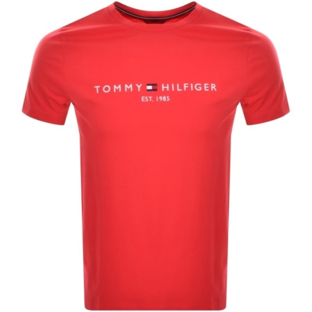Product Image for Tommy Hilfiger Logo T Shirt Pink