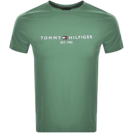 Product Image for Tommy Hilfiger Logo T Shirt Green