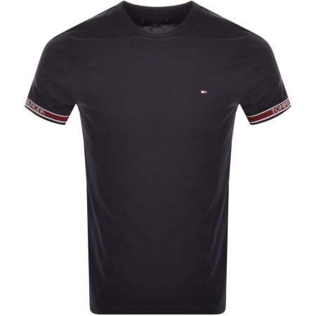 Product Image for Tommy Hilfiger Cuff Tipping T Shirt Navy