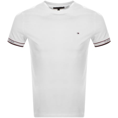 Product Image for Tommy Hilfiger Cuff Tipping T Shirt White