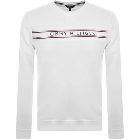 Product Image for Tommy Hilfiger Logo Sweatshirt White