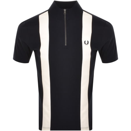 Product Image for Fred Perry Panel Polo T Shirt Navy
