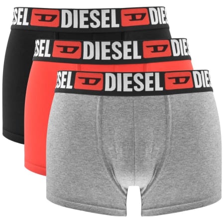 Product Image for Diesel Underwear Damien Triple Pack Boxers Red