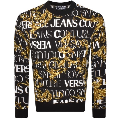Product Image for Versace Jeans Couture Logo Sweatshirt Black