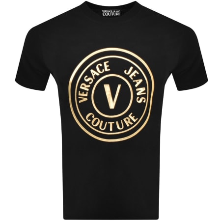Product Image for Versace Jeans Couture Logo T Shirt Black