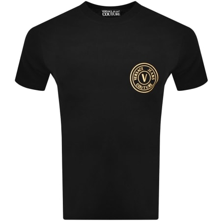 Product Image for Versace Jeans Couture Logo T Shirt Black