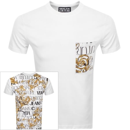 Product Image for Versace Jeans Couture Baroque T Shirt White