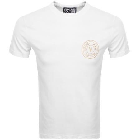 Product Image for Versace Jeans Couture Logo T Shirt White