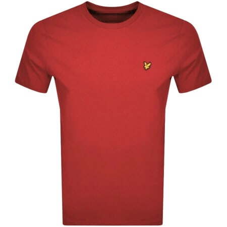 Product Image for Lyle And Scott Crew Neck T Shirt Red