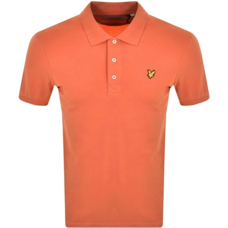 Product Image for Lyle And Scott Short Sleeved Polo T Shirt Orange