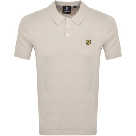 Product Image for Lyle And Scott Knit Polo T Shirt Beige