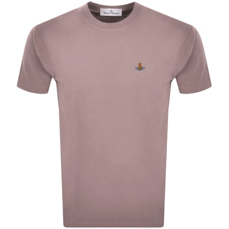Product Image for Vivienne Westwood Classic Logo T Shirt Pink