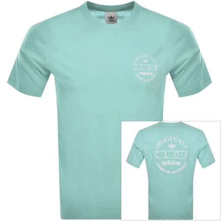 Product Image for adidas Originals Club Logo T Shirt Green