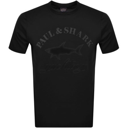 Product Image for Paul And Shark Logo T Shirt Black